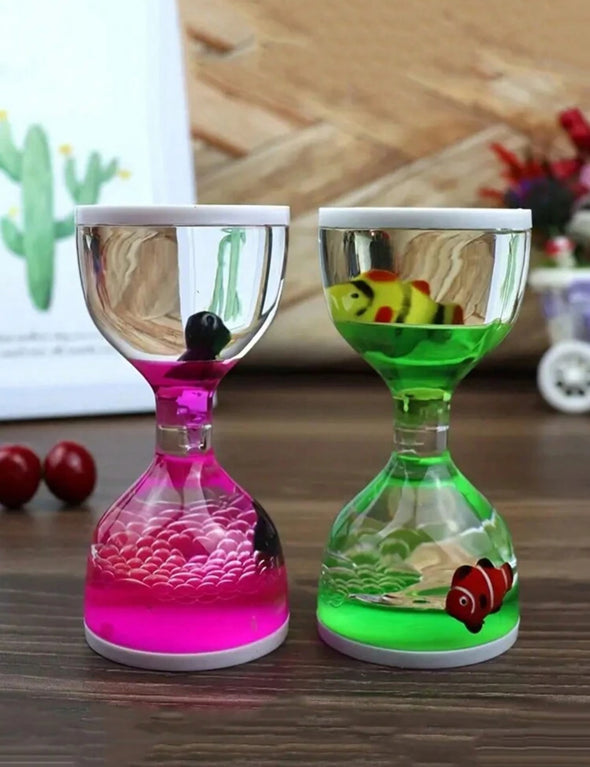 Liquid timer Hourglass toy