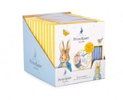 Peter Rabbit on the go colouring set