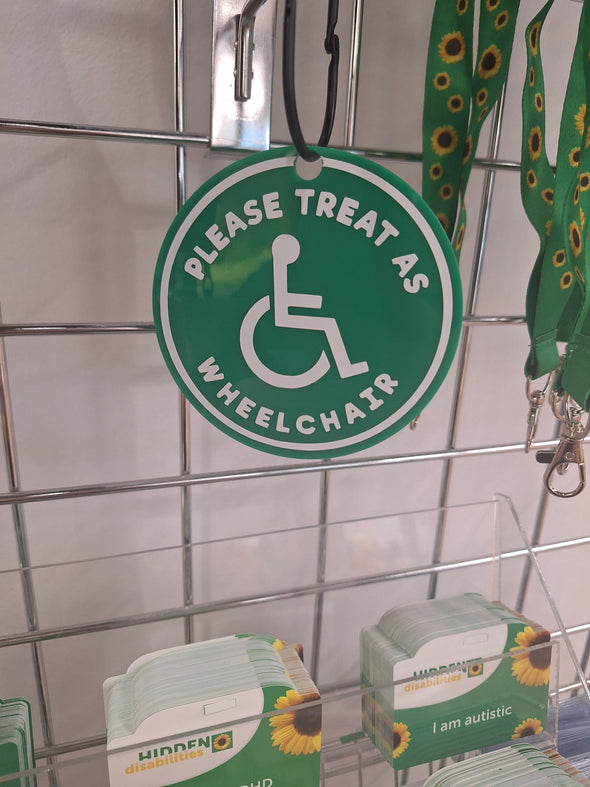 Please Treat As Wheelchair Tag