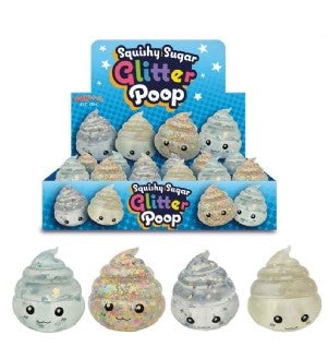 Squishy glitter sugar maltose poop