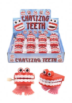 Wind up Chattering Teeth with eyes