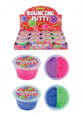 Bright bouncing putty 2 tone tub