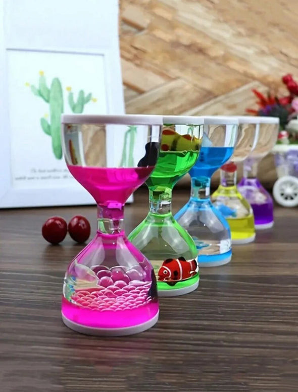 Liquid timer Hourglass toy