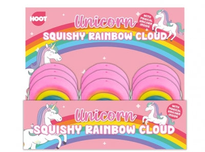 Squishy Rainbow Cloud with Unicorn