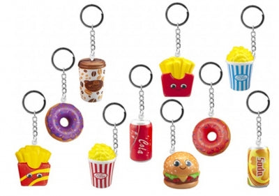 Mini Squishy Fast Food Keychain