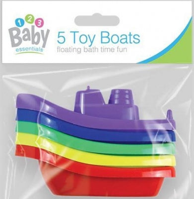 Bath time Boats (5 pack)