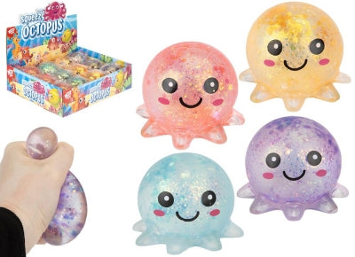 Sugar Maltose squeeze glitter Octopus