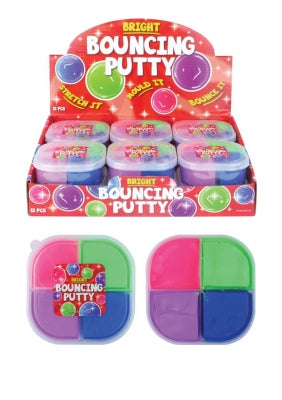 Bright bouncing putty 4 tone tub