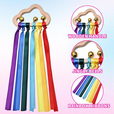 Rainbow wooden Ribbons