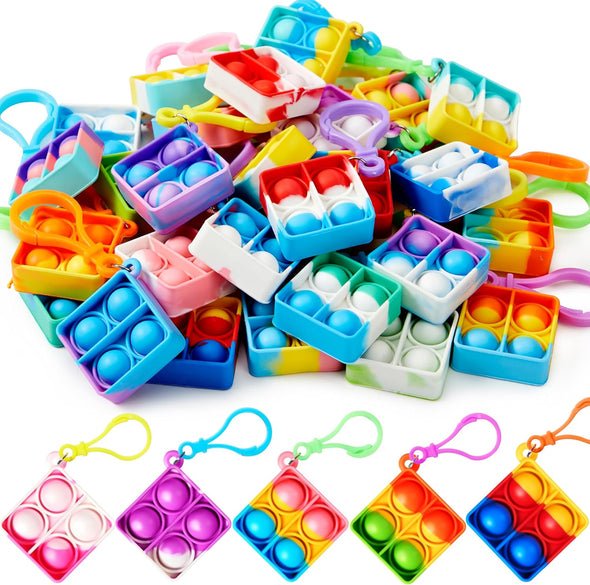 Square Pop it Keychain