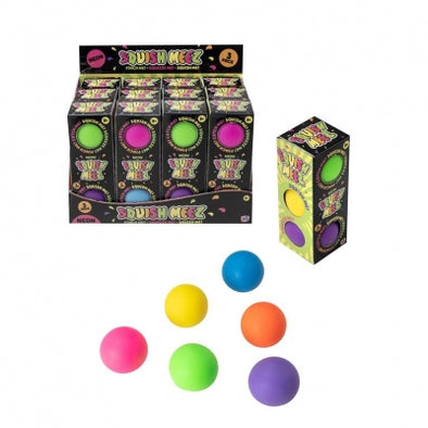Neon Super squish ball (3 pack)