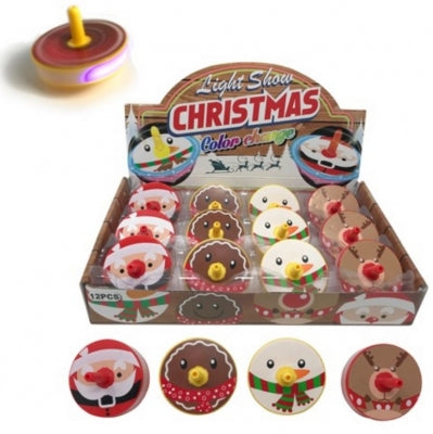 Christmas Light up Spinning tops