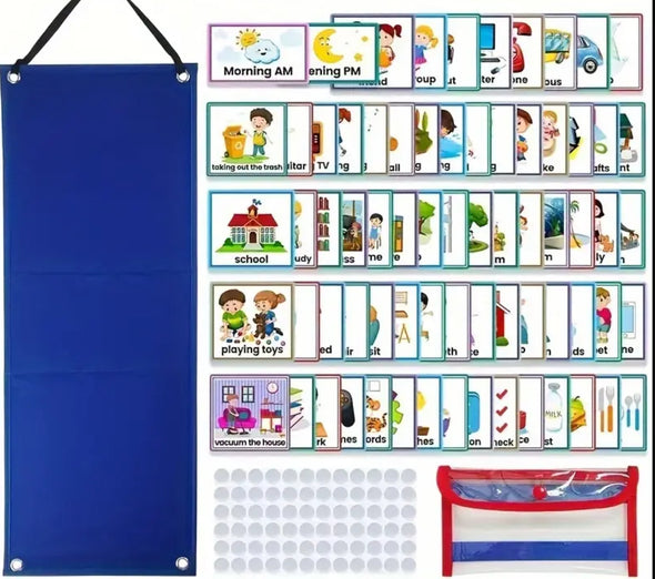 Childrens Visual Timetable for kids Daily Routine