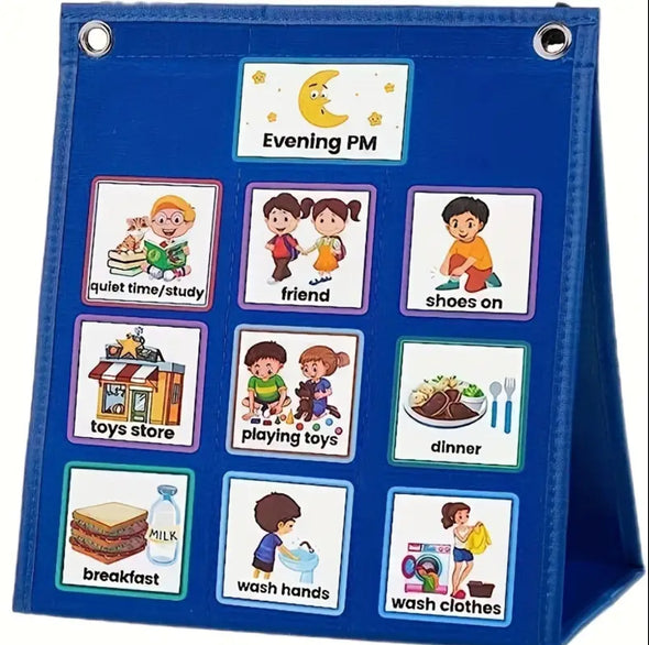 Childrens Visual Timetable for kids Daily Routine