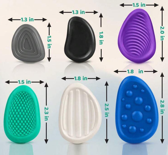 6 pcs Silicone Sensory Stone Set