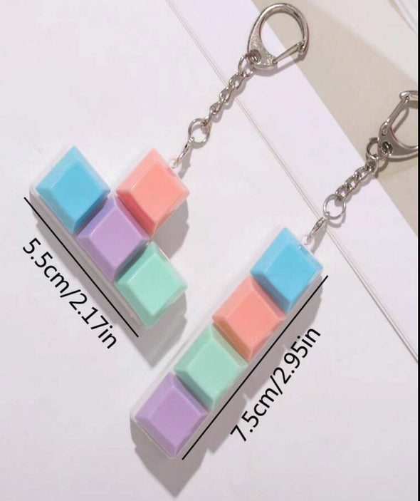 Keyboard button fidget keychain clicker