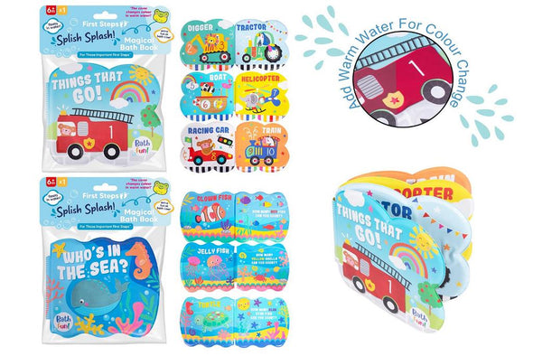 Colour changing bath book (2 designs)