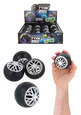 Ball tyre with light