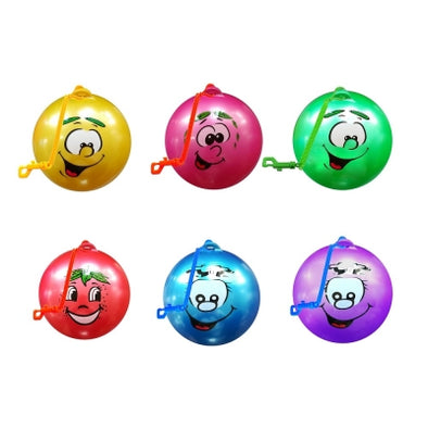 Smiley face fruit scented ball with keychain