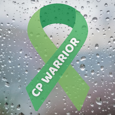 CP Warrior Ribbon Vinyl Car Sticker