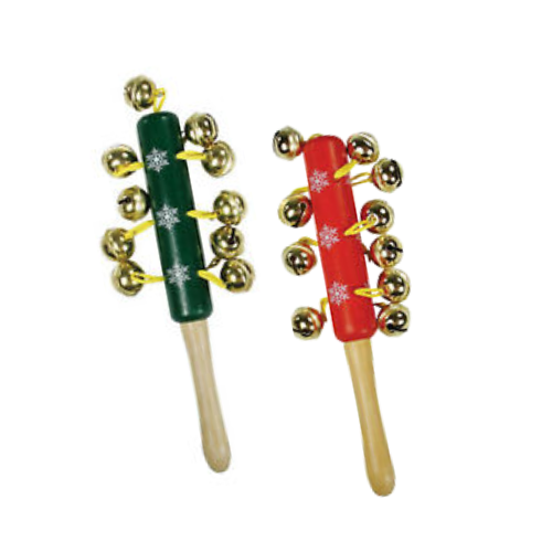 Wooden Christmas Jingle Sticks